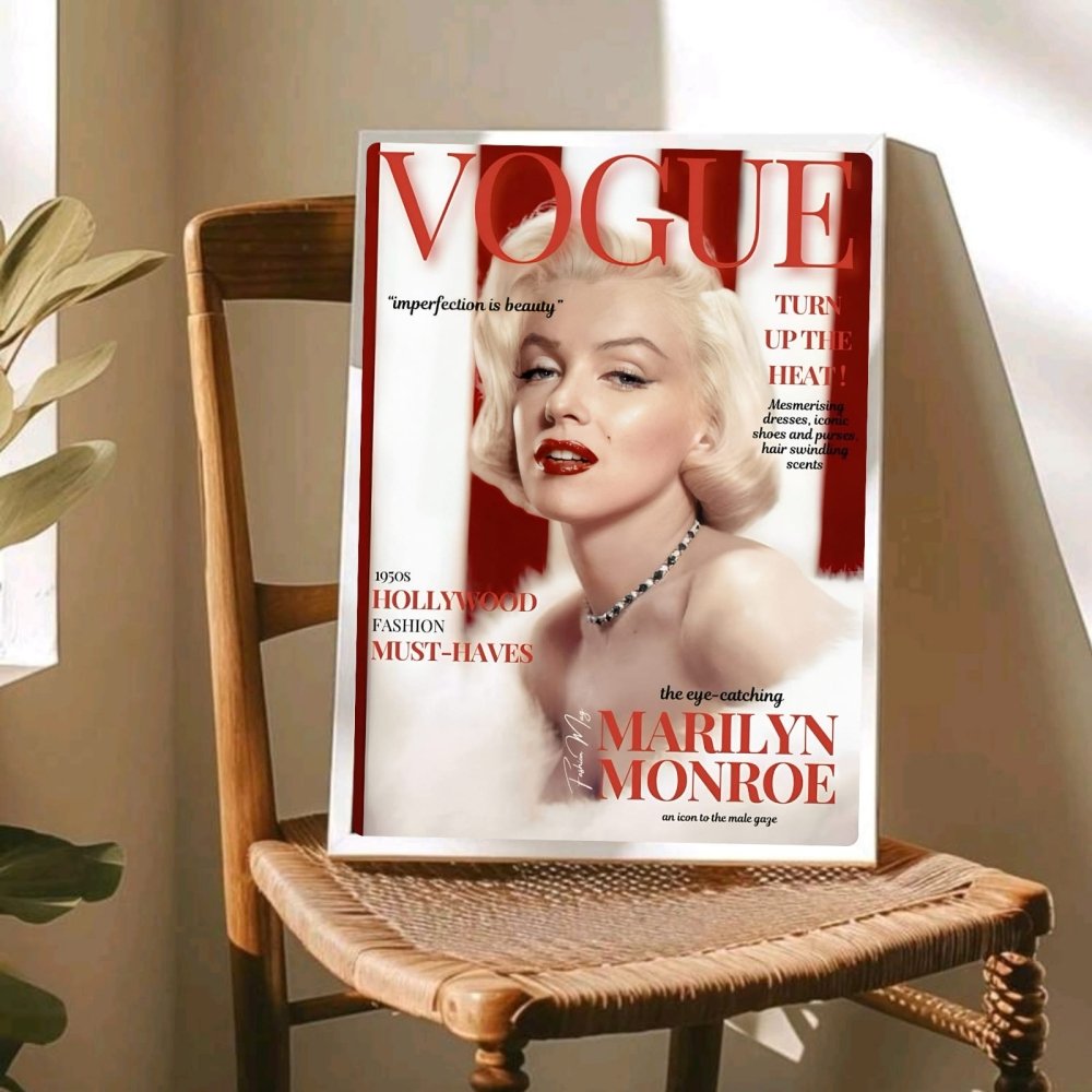 marilyn monroe vogue - Vibes Districtmarilyn monroe vogue poster NeroVibes District