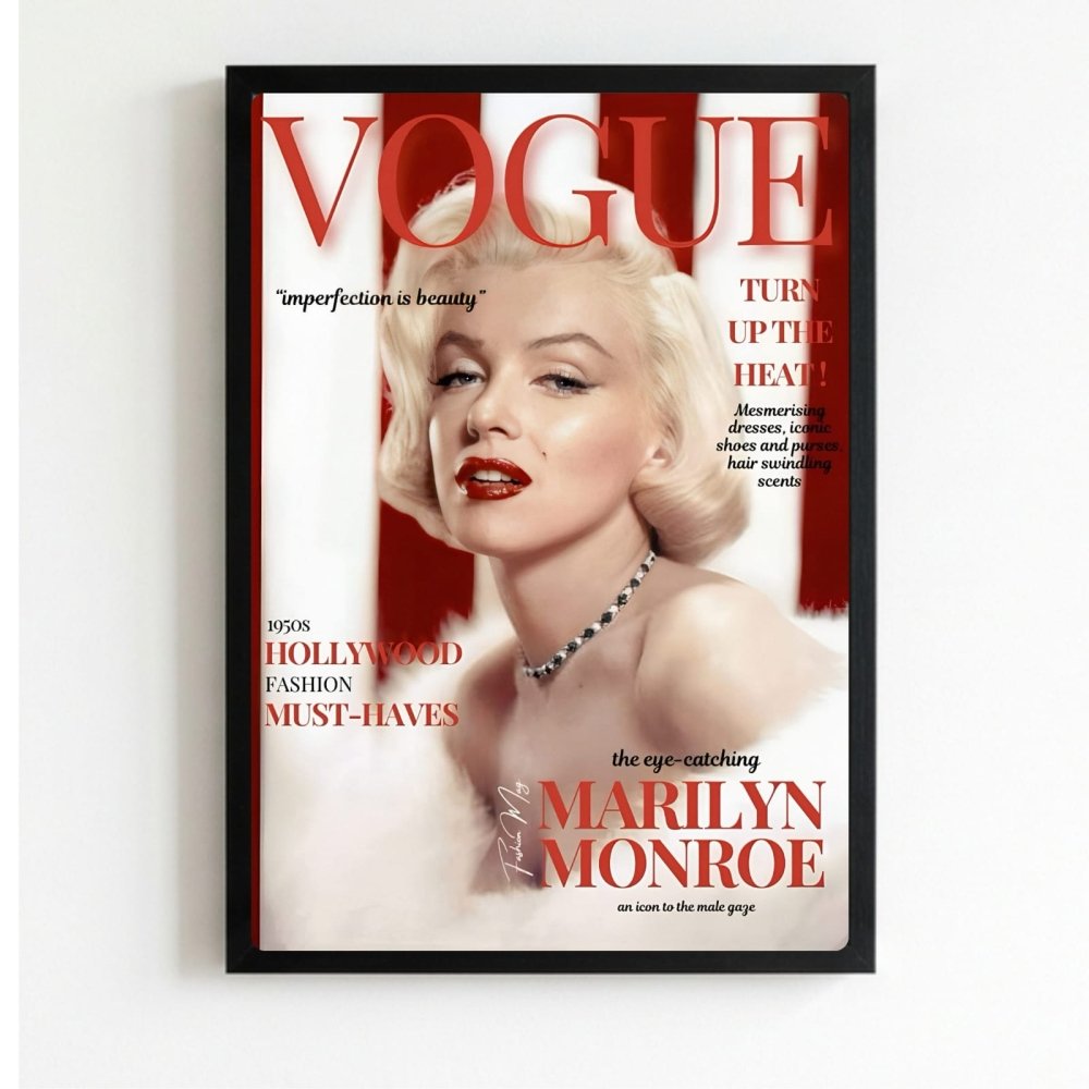 marilyn monroe vogue - Vibes Districtmarilyn monroe vogue poster NeroVibes District