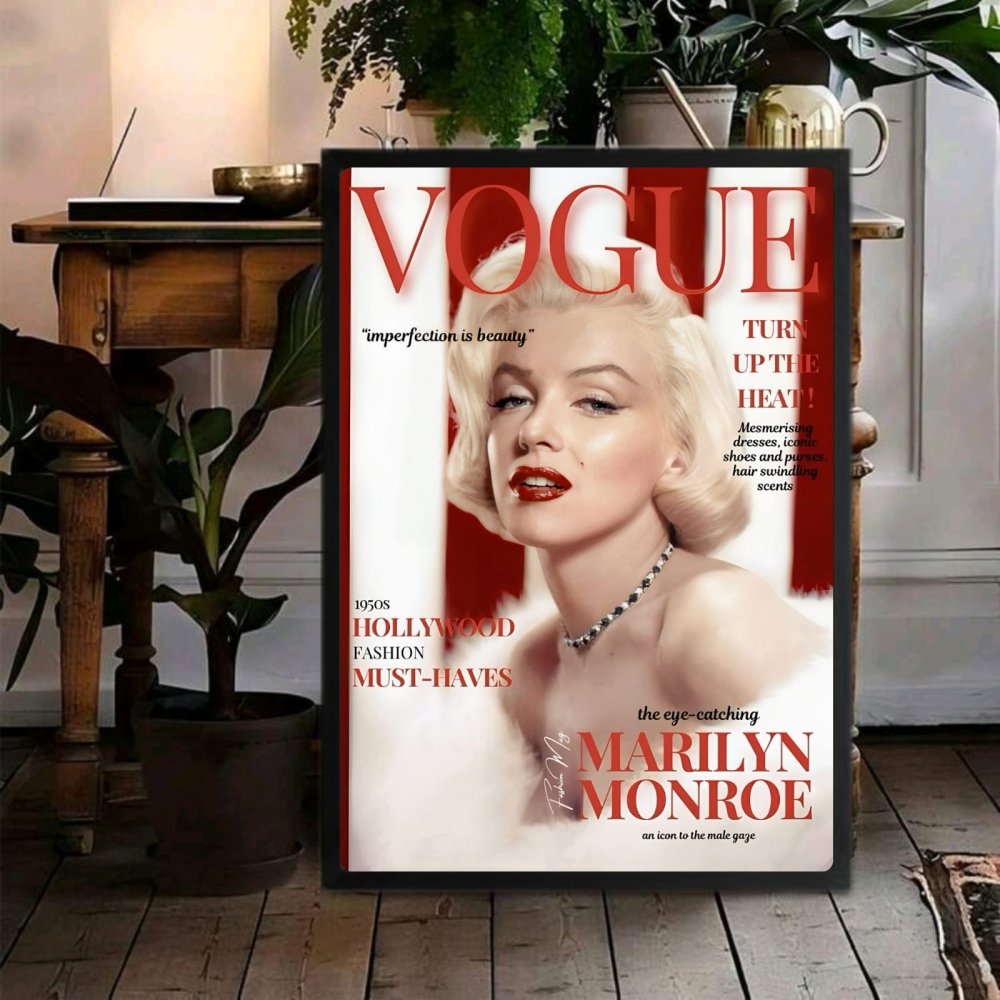 marilyn monroe vogue - Vibes Districtmarilyn monroe vogue poster NeroVibes District