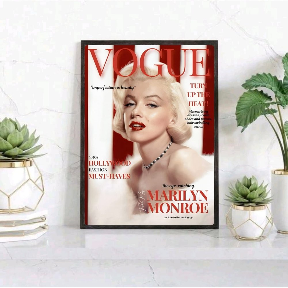 marilyn monroe vogue - Vibes Districtmarilyn monroe vogue poster NeroVibes District