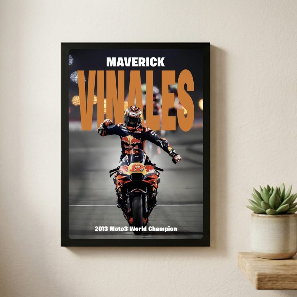 Maverik vinales, moto gp - Vibes DistrictMaverik vinales, moto gp NeroVibes District