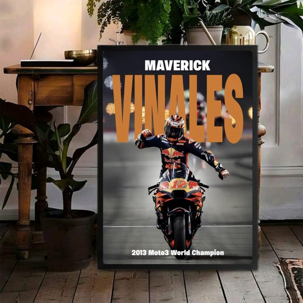 Maverik vinales, moto gp - Vibes DistrictMaverik vinales, moto gp NeroVibes District
