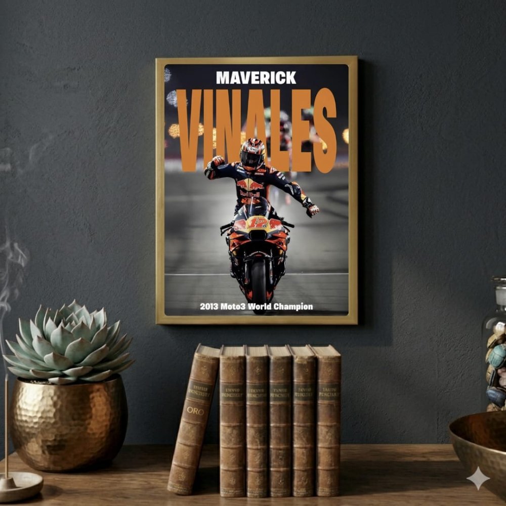 Maverik vinales, moto gp - Vibes DistrictMaverik vinales, moto gp NeroVibes District