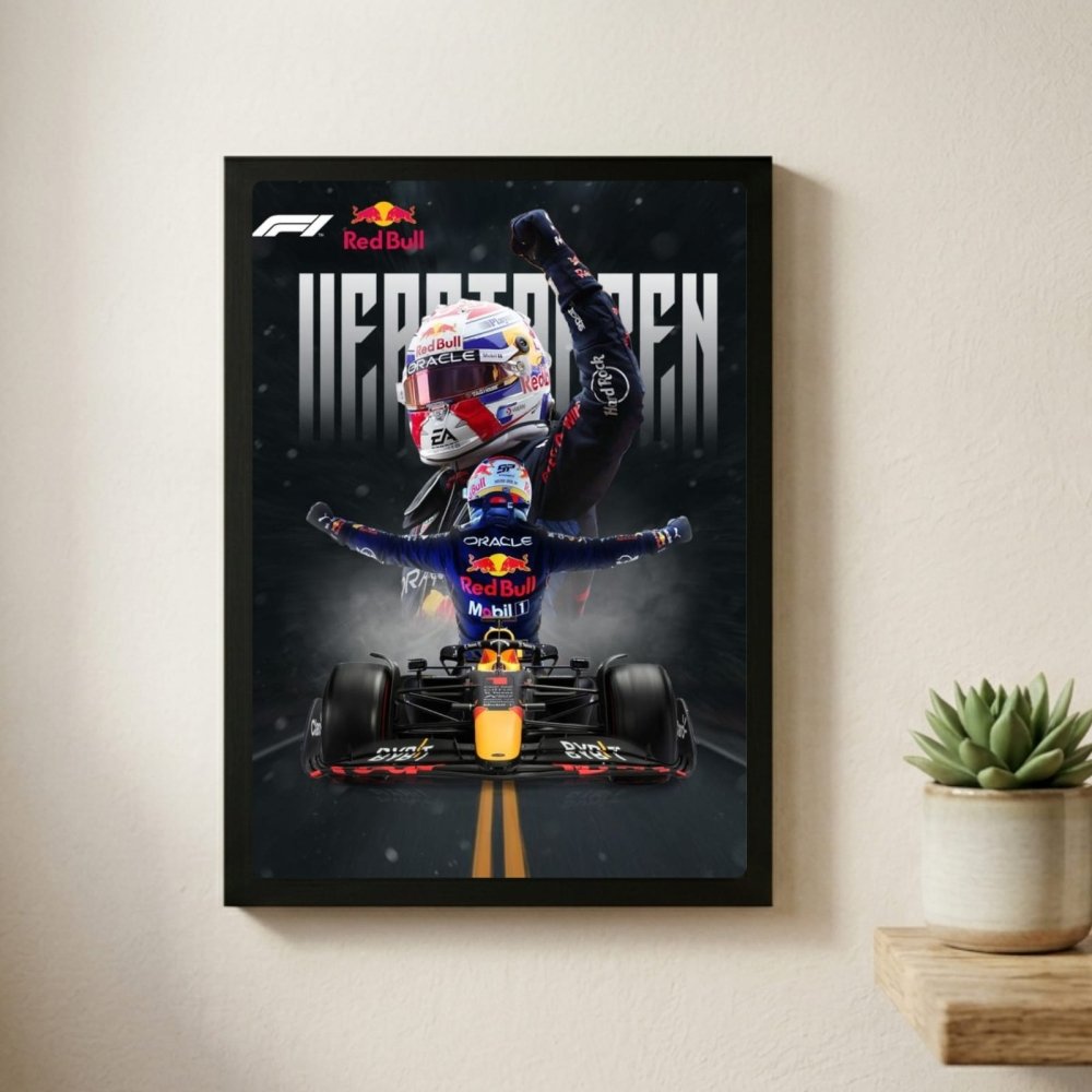 max verstappen red bull f1 - Vibes Districtmax verstappen red bull f1 poster SilverVibes District