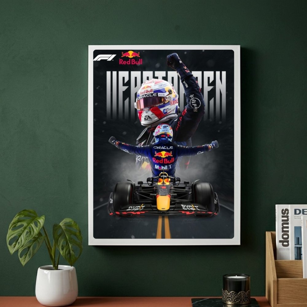 max verstappen red bull f1 - Vibes Districtmax verstappen red bull f1 poster SilverVibes District