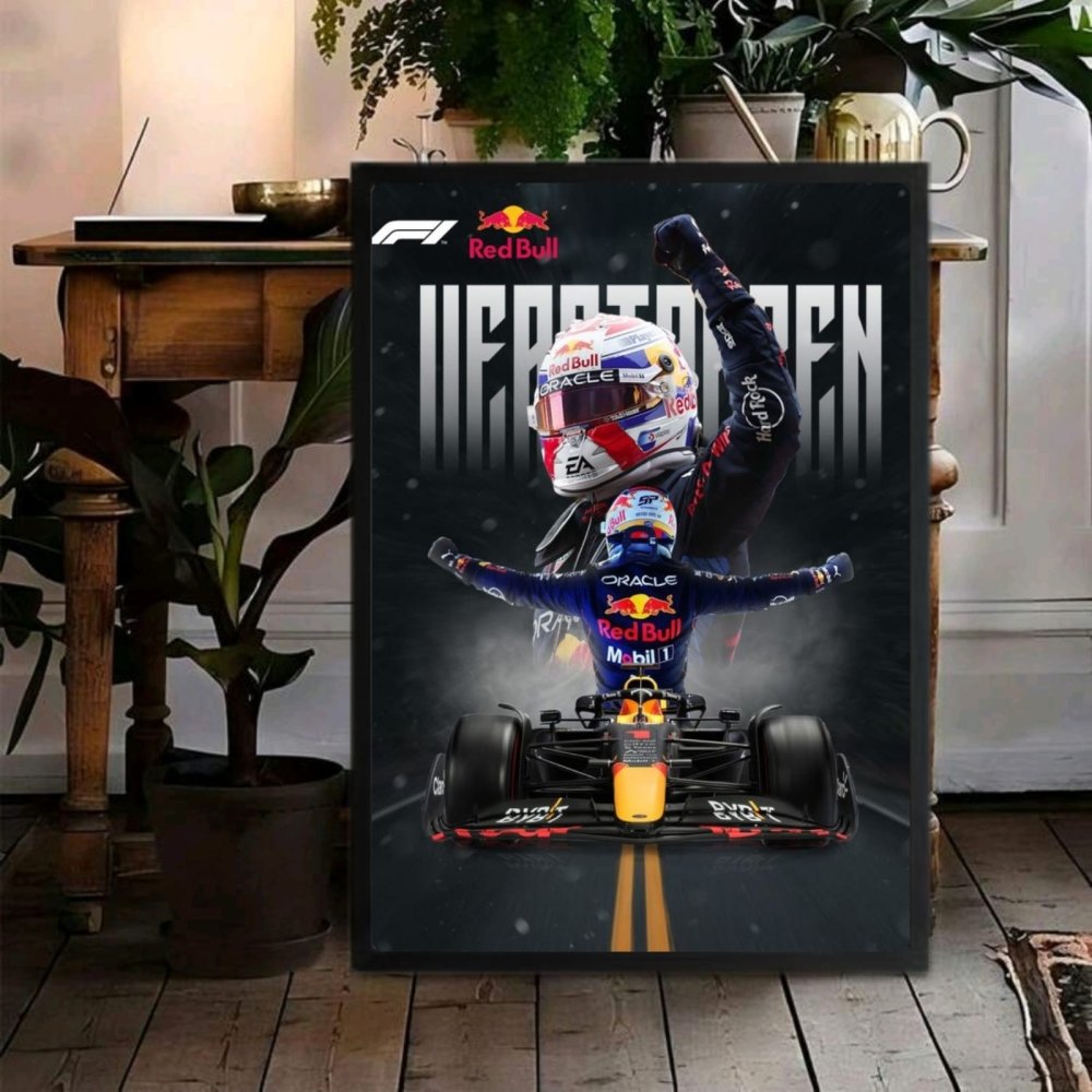 max verstappen red bull f1 - Vibes Districtmax verstappen red bull f1 poster SilverVibes District