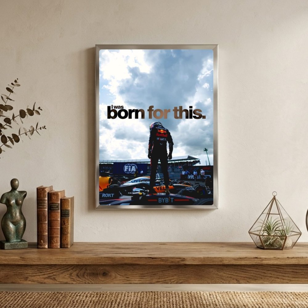 max verstappen red bull f1 - Vibes Districtmax verstappen red bull f1 poster GoldVibes District