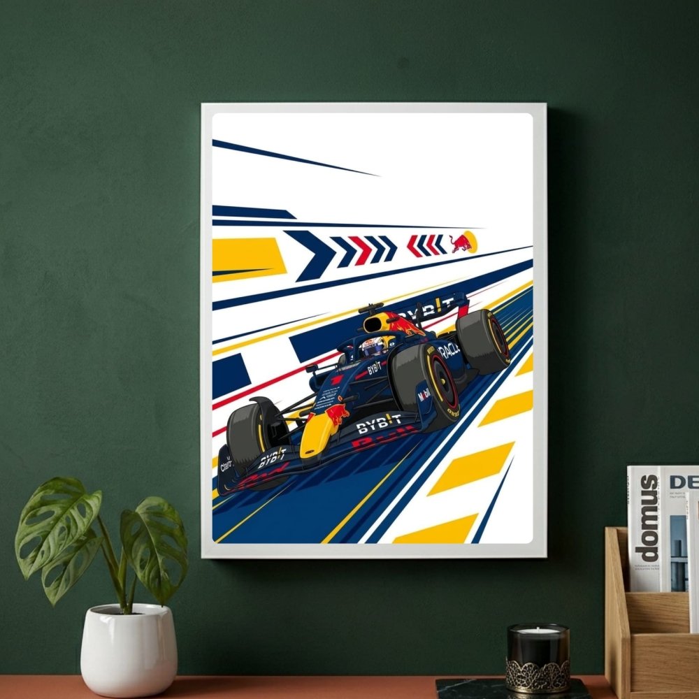 max verstappen red bull f1 - Vibes Districtmax verstappen red bull f1 poster SilverVibes District