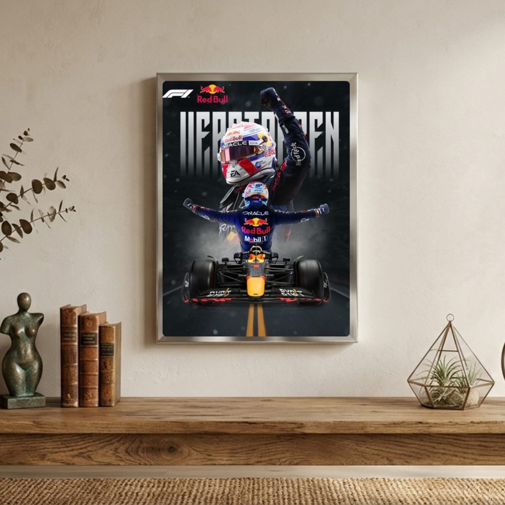 max verstappen red bull f1 - Vibes Districtmax verstappen red bull f1 poster SilverVibes District