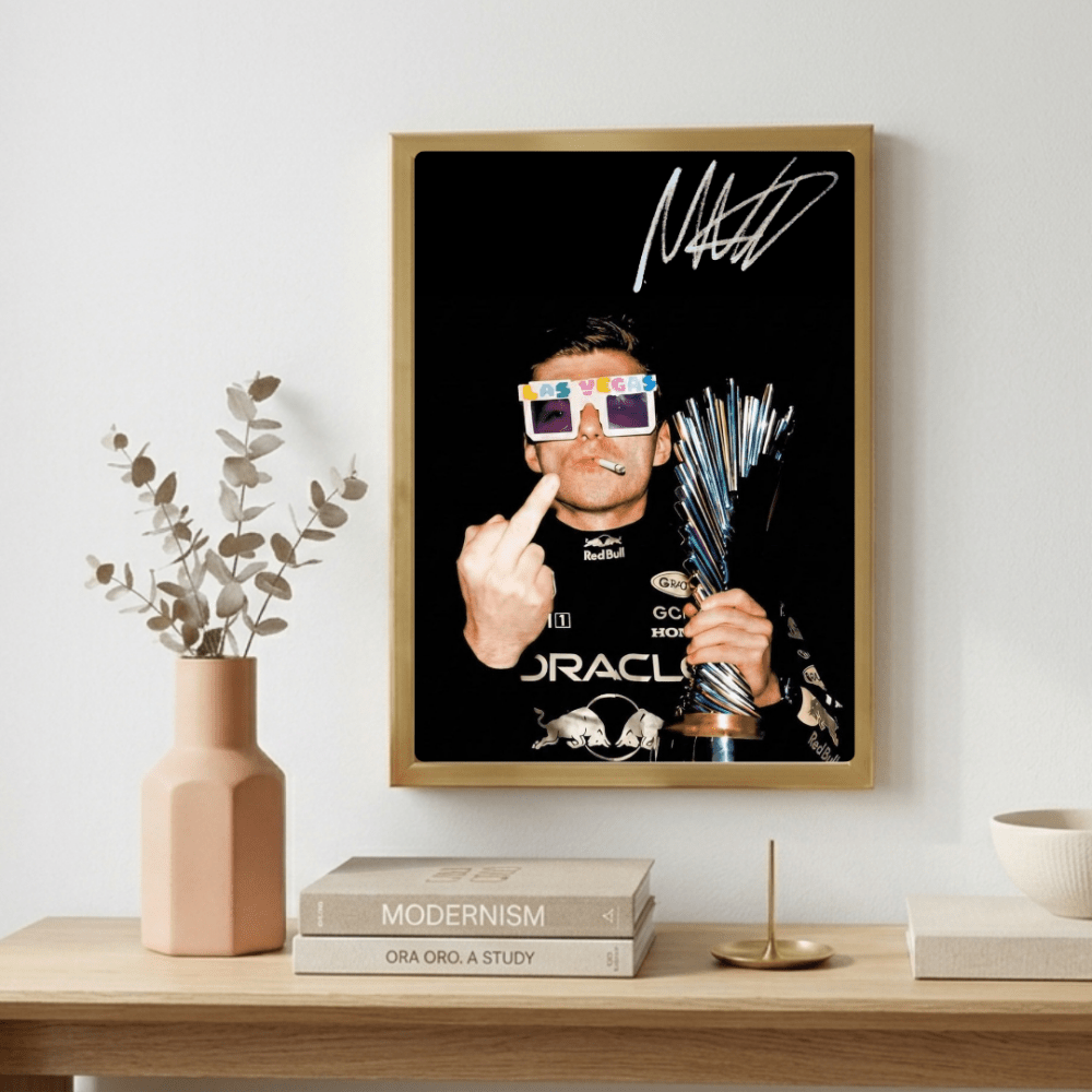 max verstappen red bull f1 - Vibes Districtmax verstappen red bull f1 poster GoldVibes District