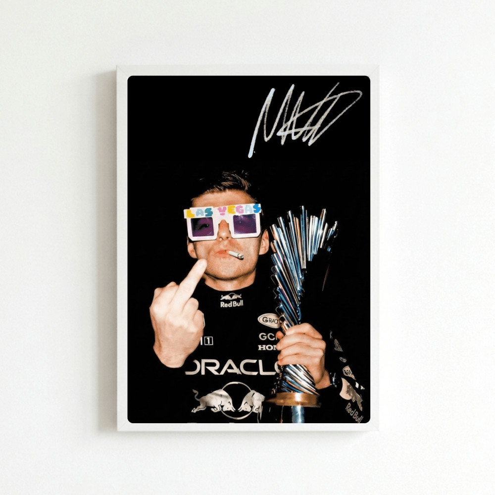max verstappen red bull f1 - Vibes Districtmax verstappen red bull f1 poster BiancoVibes District