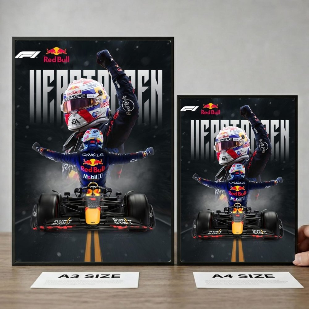 max verstappen red bull f1 - Vibes Districtmax verstappen red bull f1 poster SilverVibes District