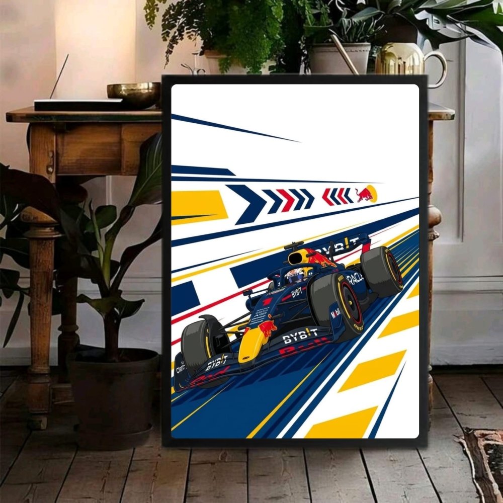 max verstappen red bull f1 - Vibes Districtmax verstappen red bull f1 poster SilverVibes District