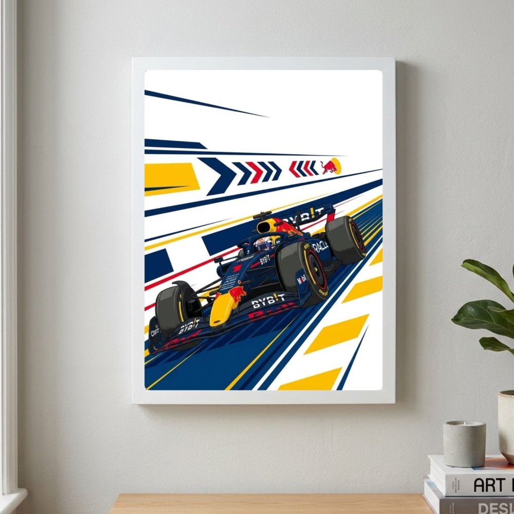 max verstappen red bull f1 - Vibes Districtmax verstappen red bull f1 poster SilverVibes District