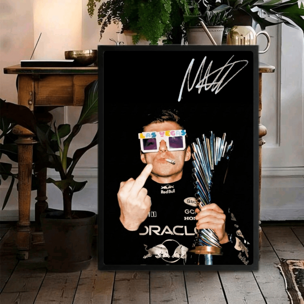 max verstappen red bull f1 - Vibes Districtmax verstappen red bull f1 poster GoldVibes District