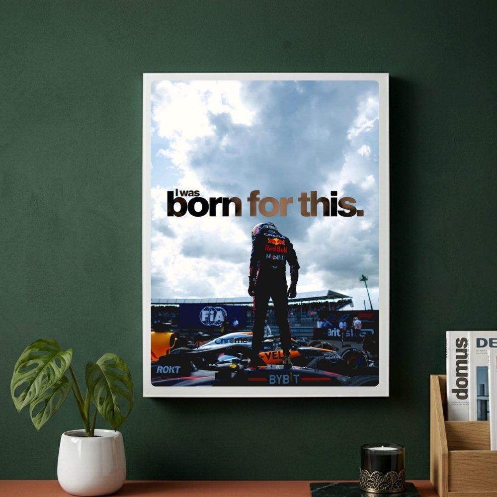 max verstappen red bull f1 - Vibes Districtmax verstappen red bull f1 poster GoldVibes District
