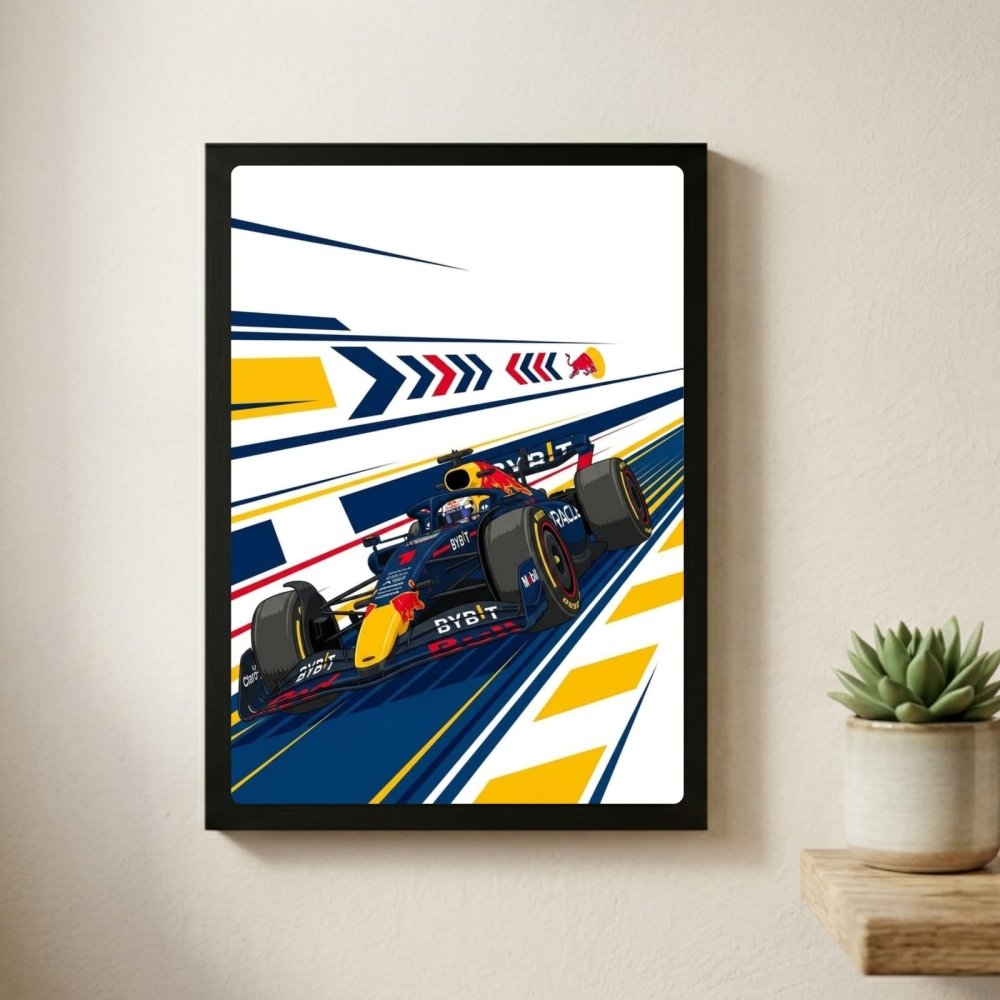 max verstappen red bull f1 - Vibes Districtmax verstappen red bull f1 poster SilverVibes District
