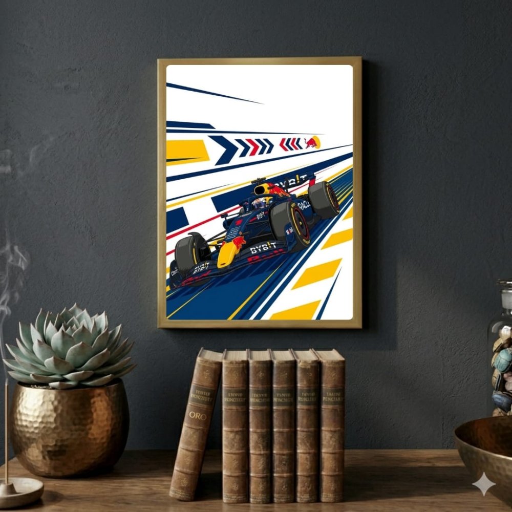 max verstappen red bull f1 - Vibes Districtmax verstappen red bull f1 poster SilverVibes District