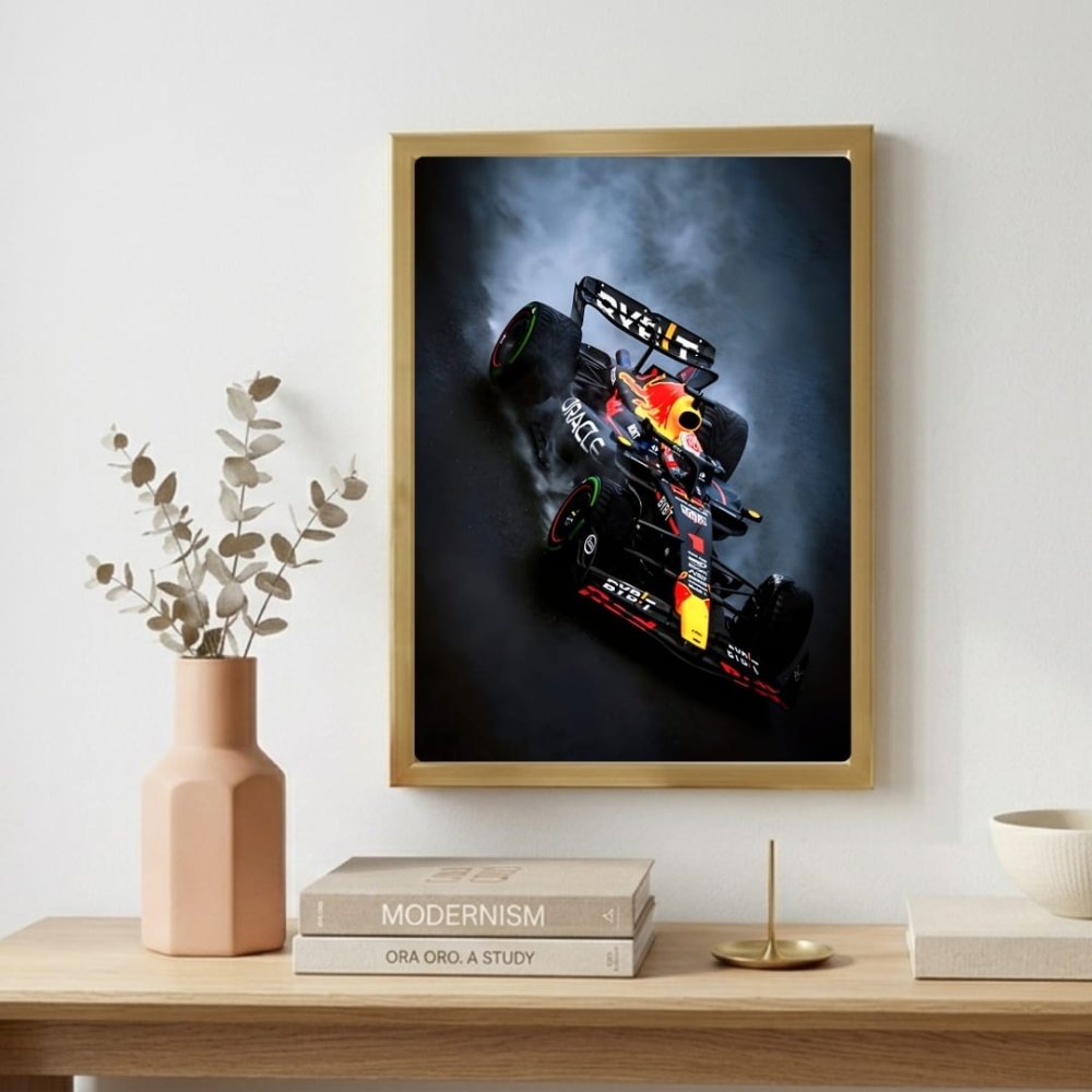 max verstappen red bull f1 - Vibes Districtmax verstappen red bull f1 poster GoldVibes District