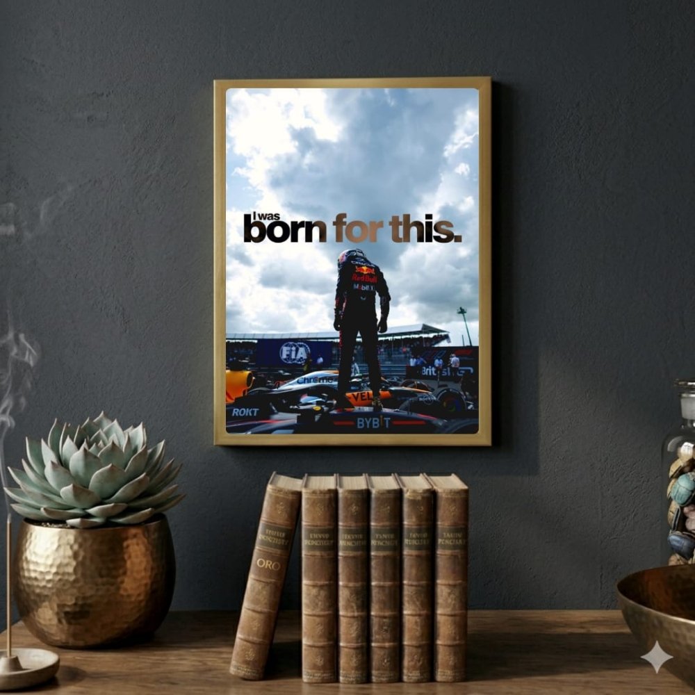 max verstappen red bull f1 - Vibes Districtmax verstappen red bull f1 poster GoldVibes District