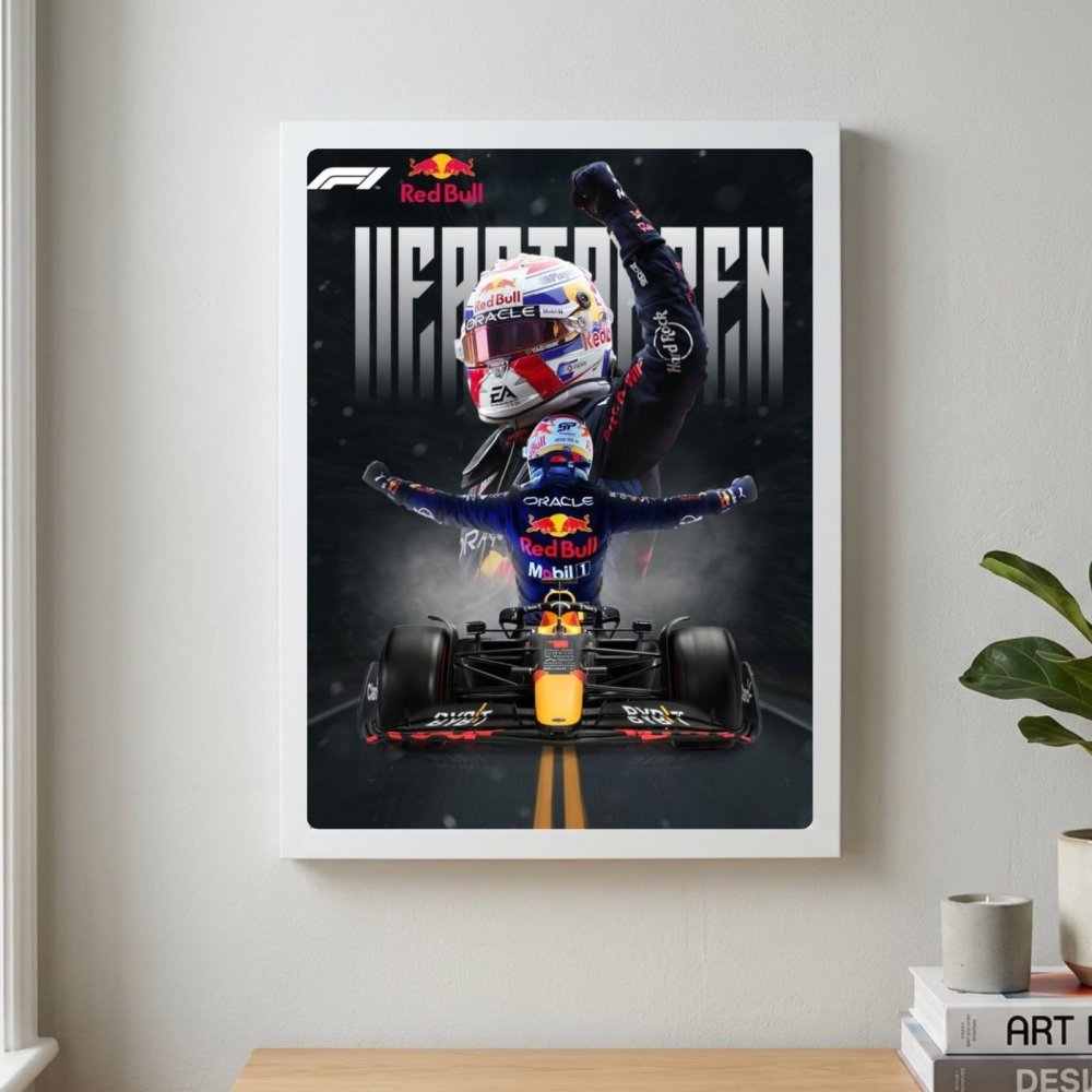max verstappen red bull f1 - Vibes Districtmax verstappen red bull f1 poster SilverVibes District
