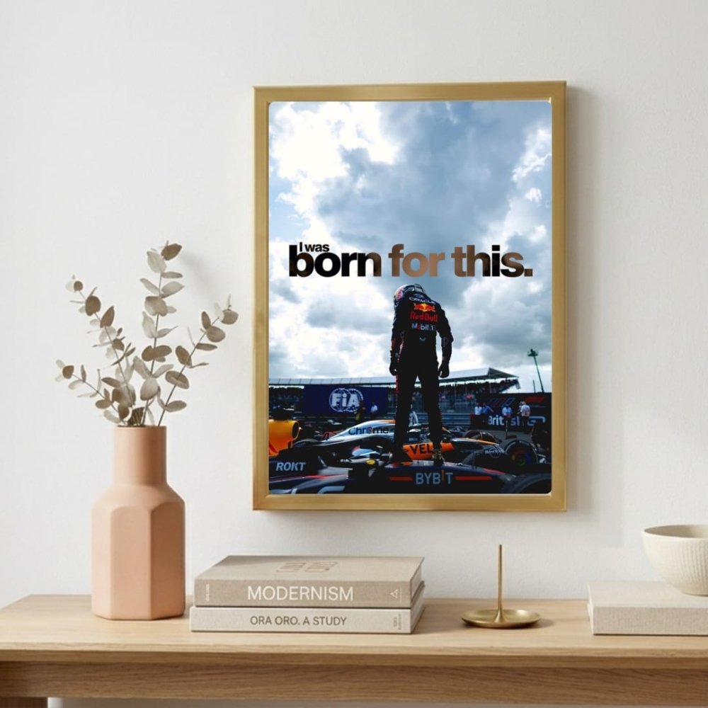 max verstappen red bull f1 - Vibes Districtmax verstappen red bull f1 poster GoldVibes District