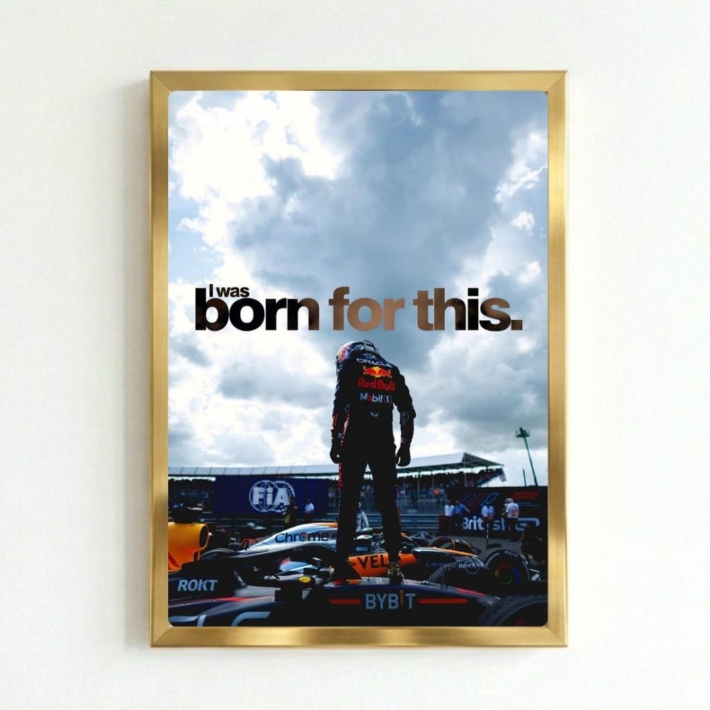 max verstappen red bull f1 - Vibes Districtmax verstappen red bull f1 poster GoldVibes District