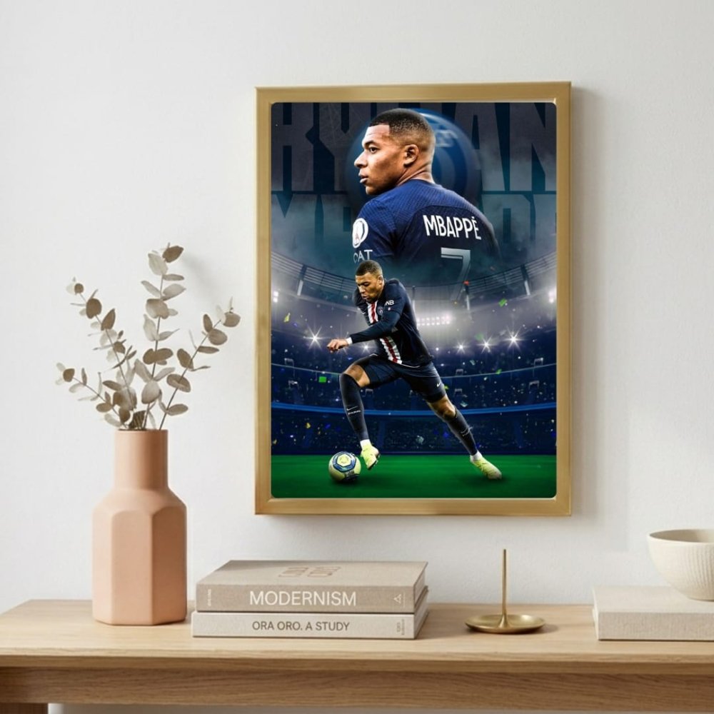 mbappe - Vibes Districtmbappe poster GoldVibes District