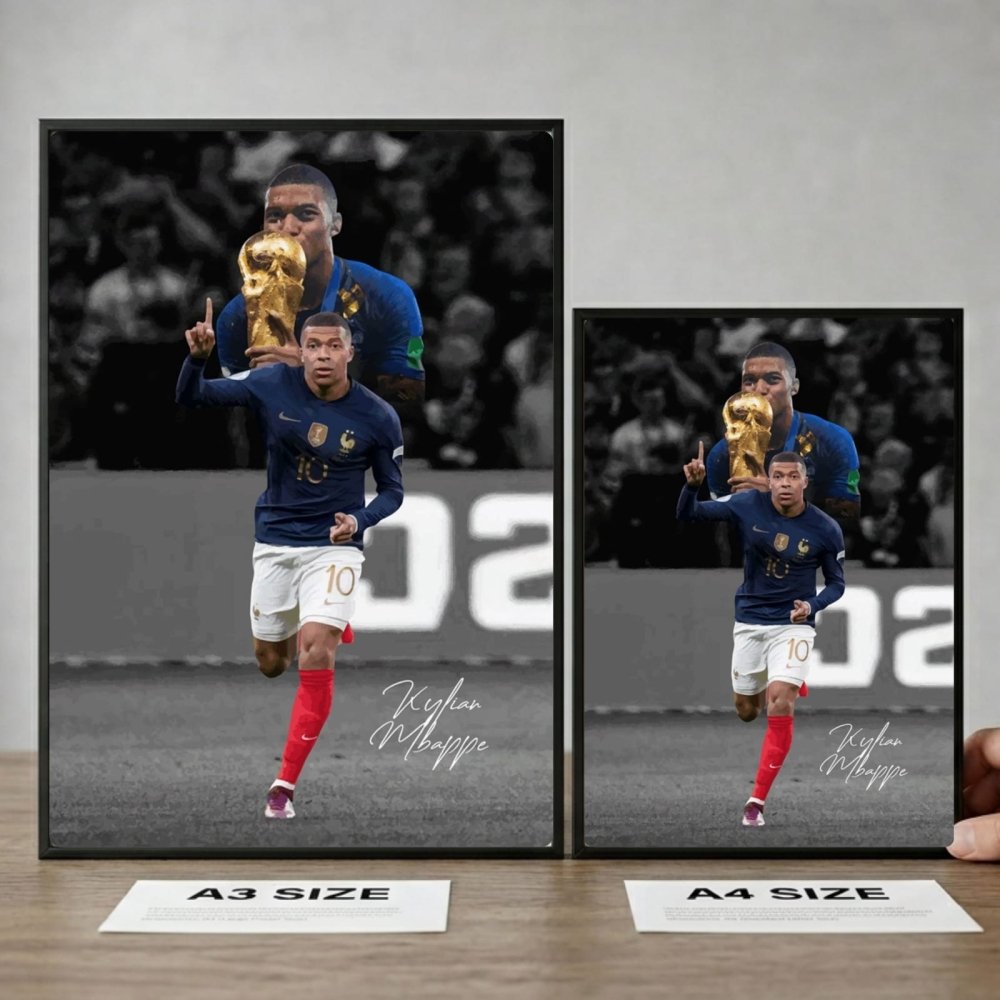 mbappe - Vibes Districtmbappe poster GoldVibes District