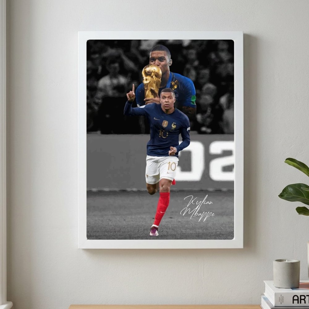 mbappe - Vibes Districtmbappe poster GoldVibes District