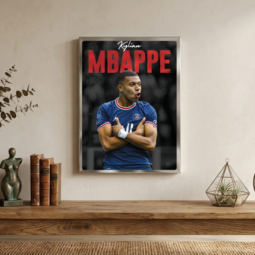 mbappe - Vibes Districtmbappe poster GoldVibes District