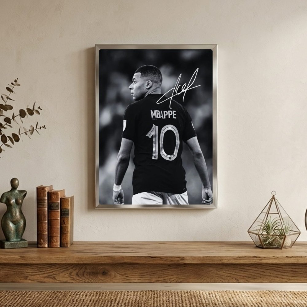 mbappe - Vibes Districtmbappe poster BiancoVibes District