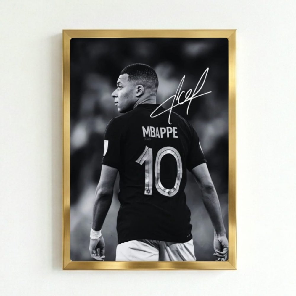 mbappe - Vibes Districtmbappe poster GoldVibes District