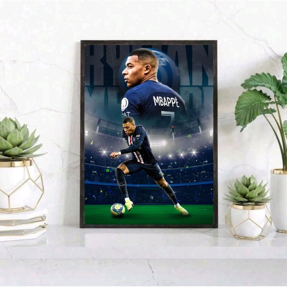 mbappe - Vibes Districtmbappe poster GoldVibes District