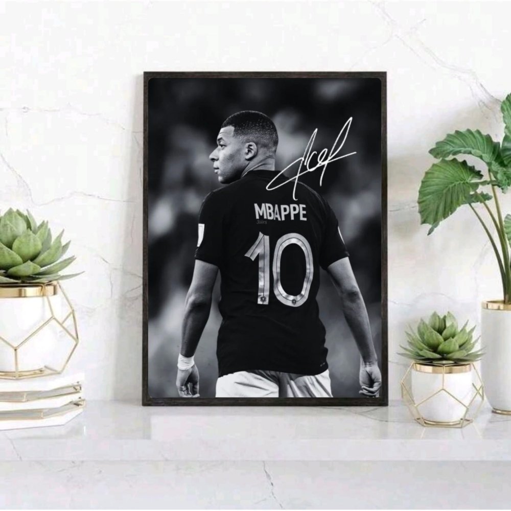 mbappe - Vibes Districtmbappe poster BiancoVibes District