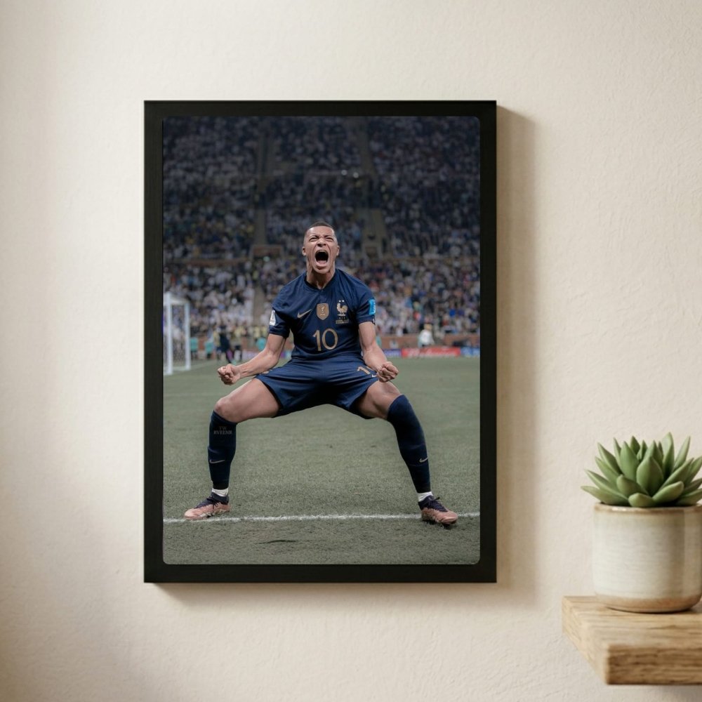mbappe - Vibes Districtmbappe poster GoldVibes District