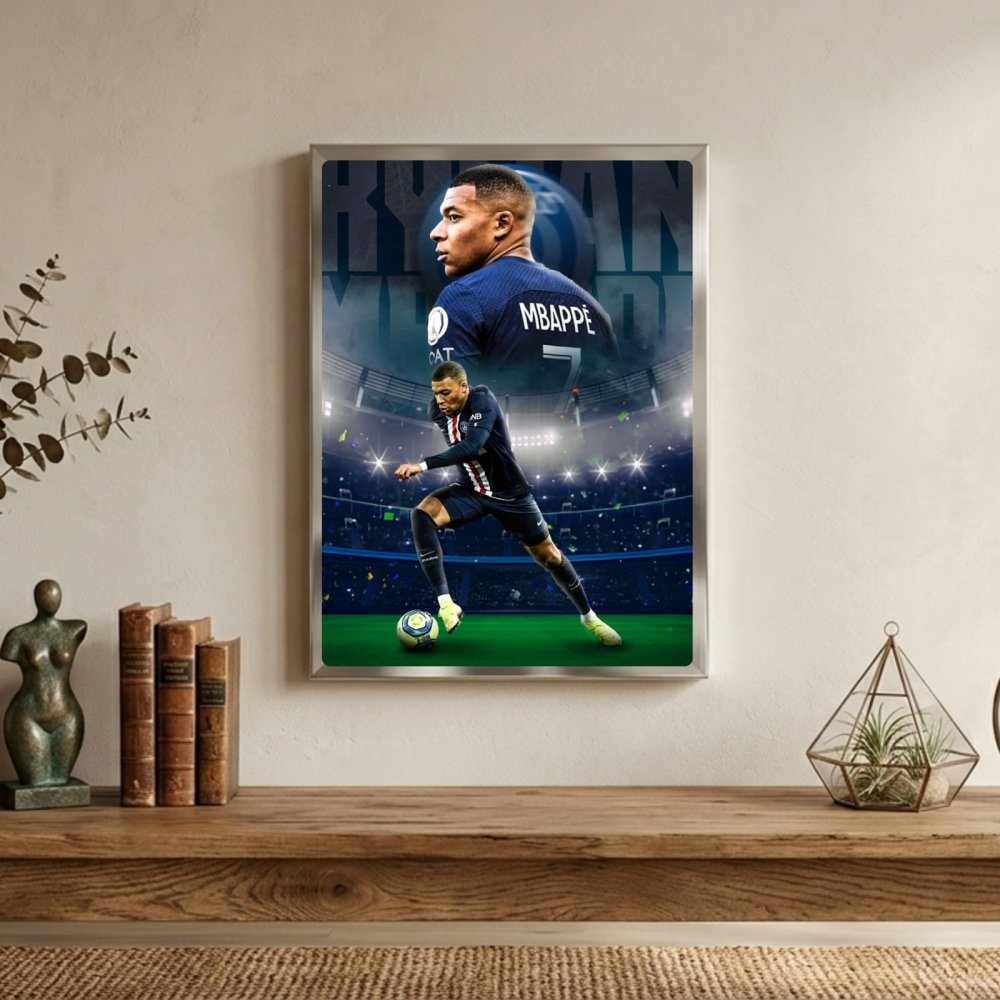 mbappe - Vibes Districtmbappe poster GoldVibes District