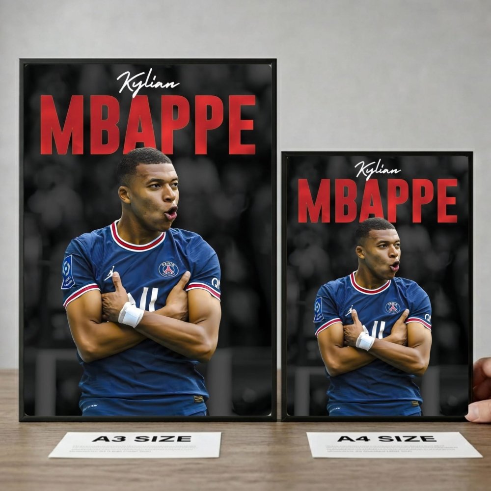 mbappe - Vibes Districtmbappe poster GoldVibes District