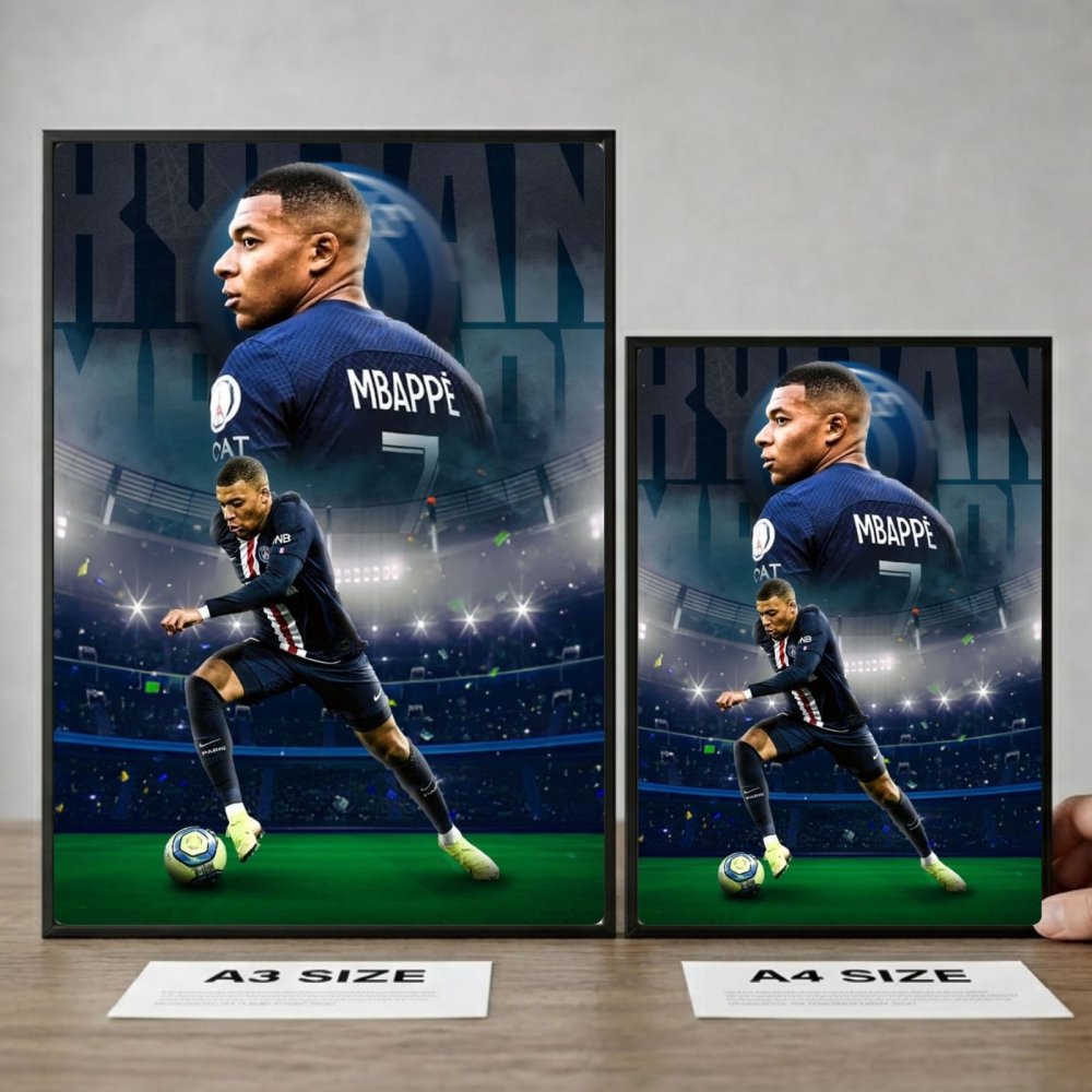 mbappe - Vibes Districtmbappe poster GoldVibes District