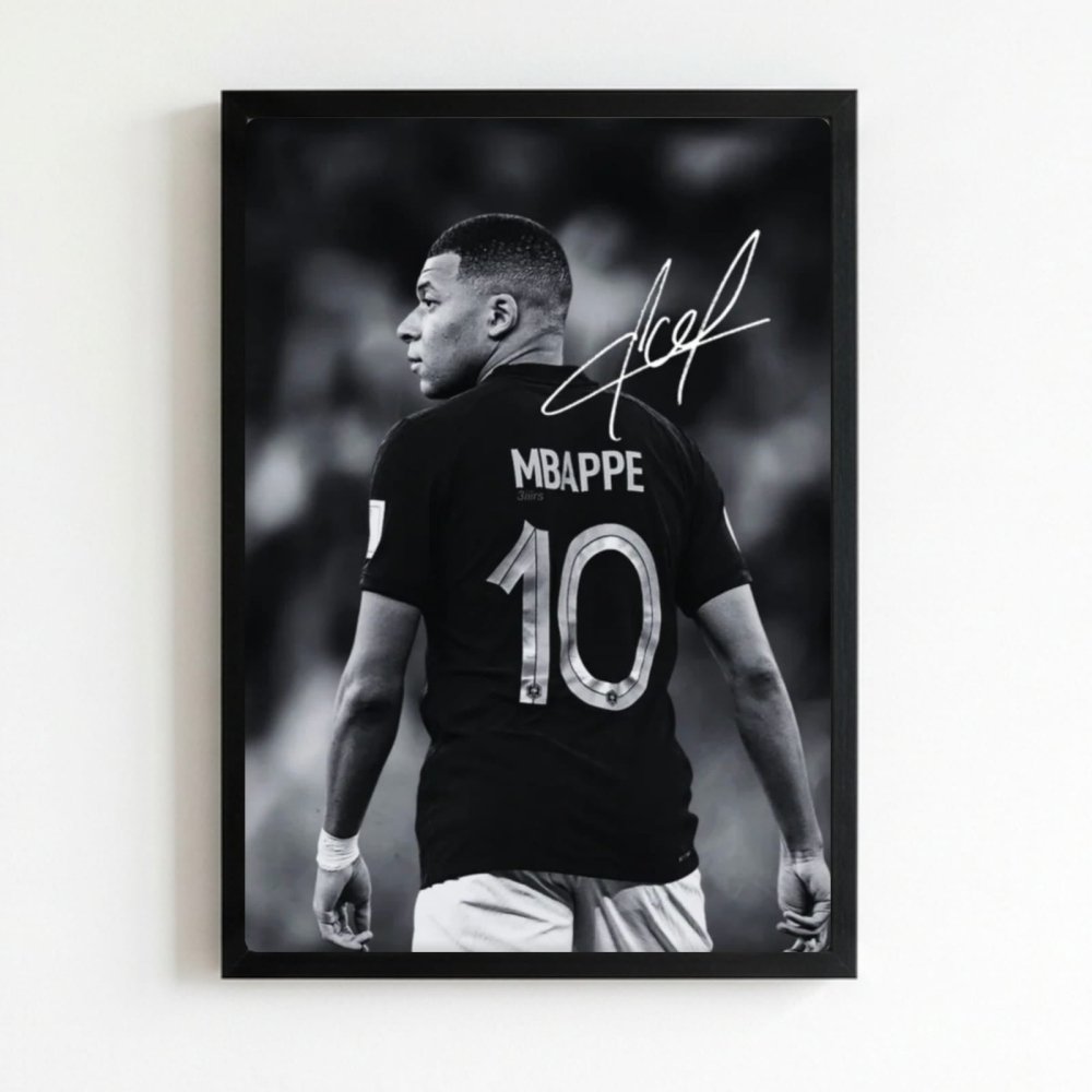 mbappe - Vibes Districtmbappe poster NeroVibes District