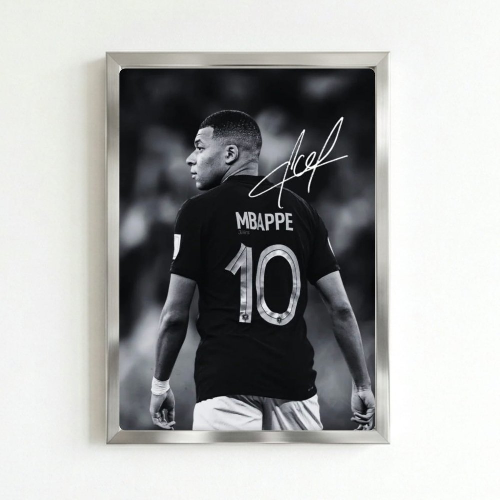 mbappe - Vibes Districtmbappe poster SilverVibes District