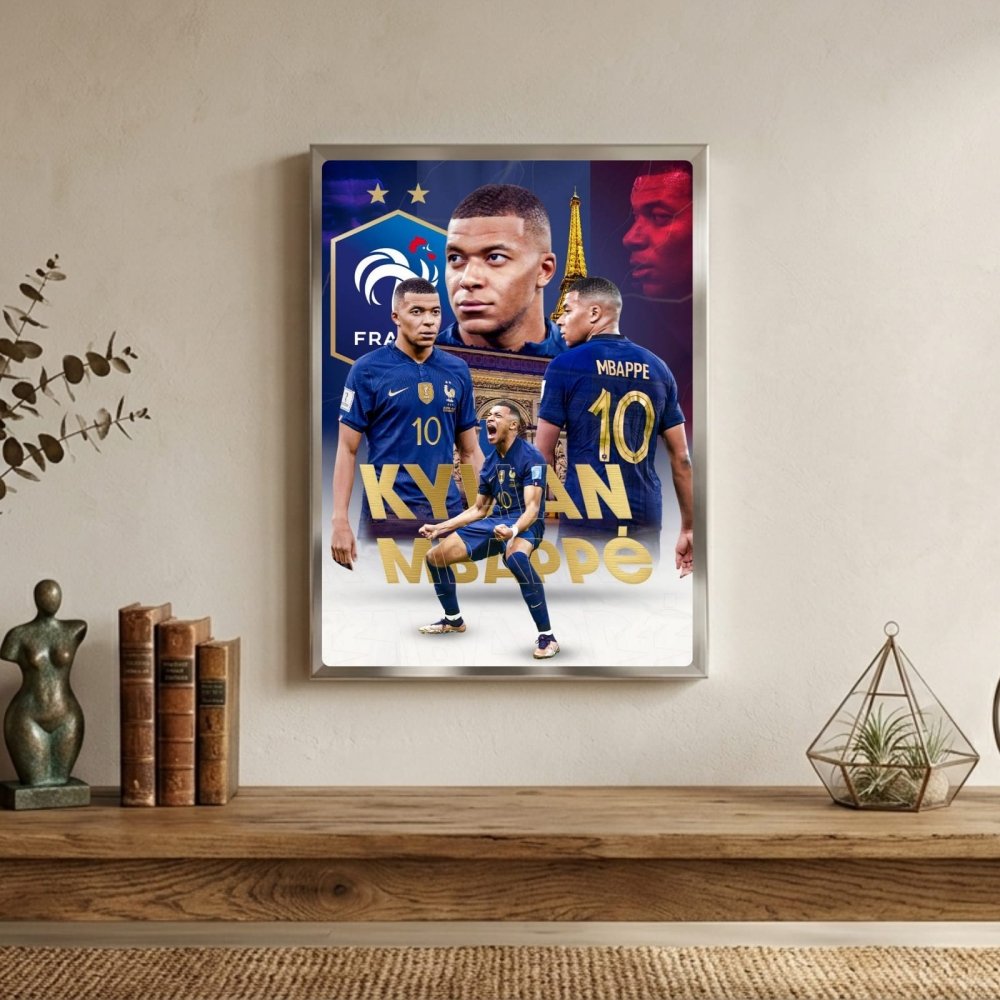 mbappe - Vibes Districtmbappe poster GoldVibes District