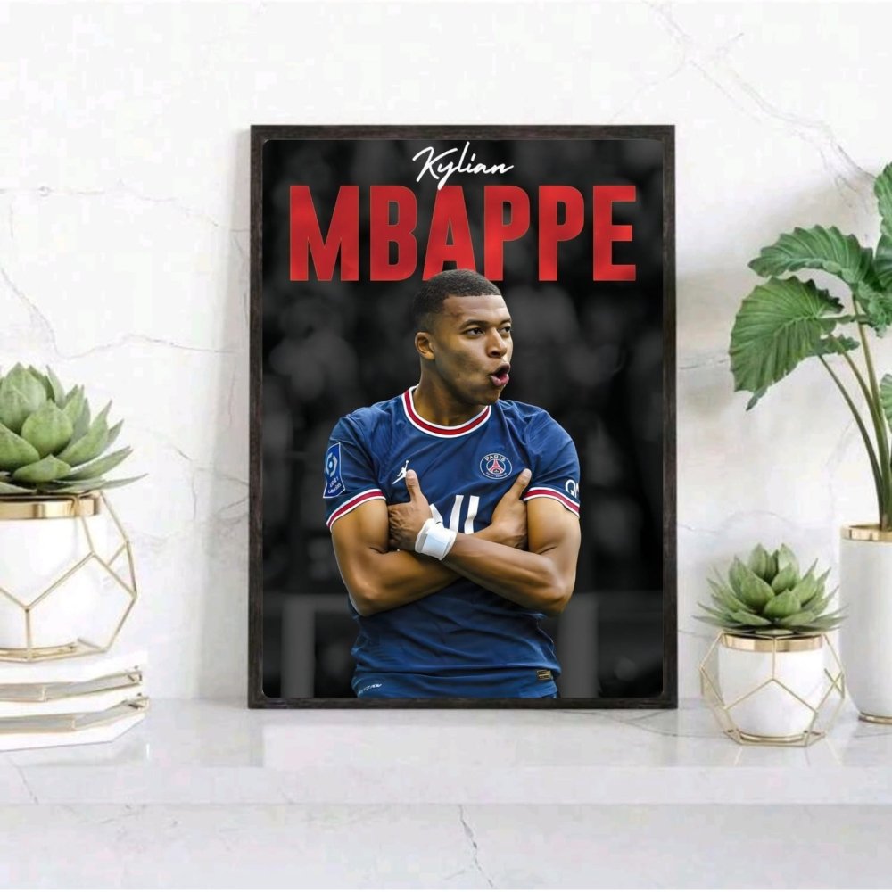 mbappe - Vibes Districtmbappe poster GoldVibes District