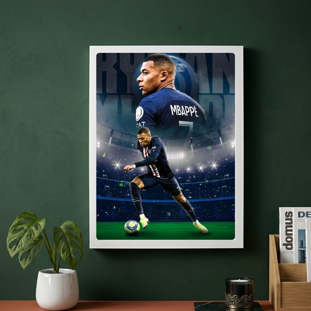 mbappe - Vibes Districtmbappe poster GoldVibes District