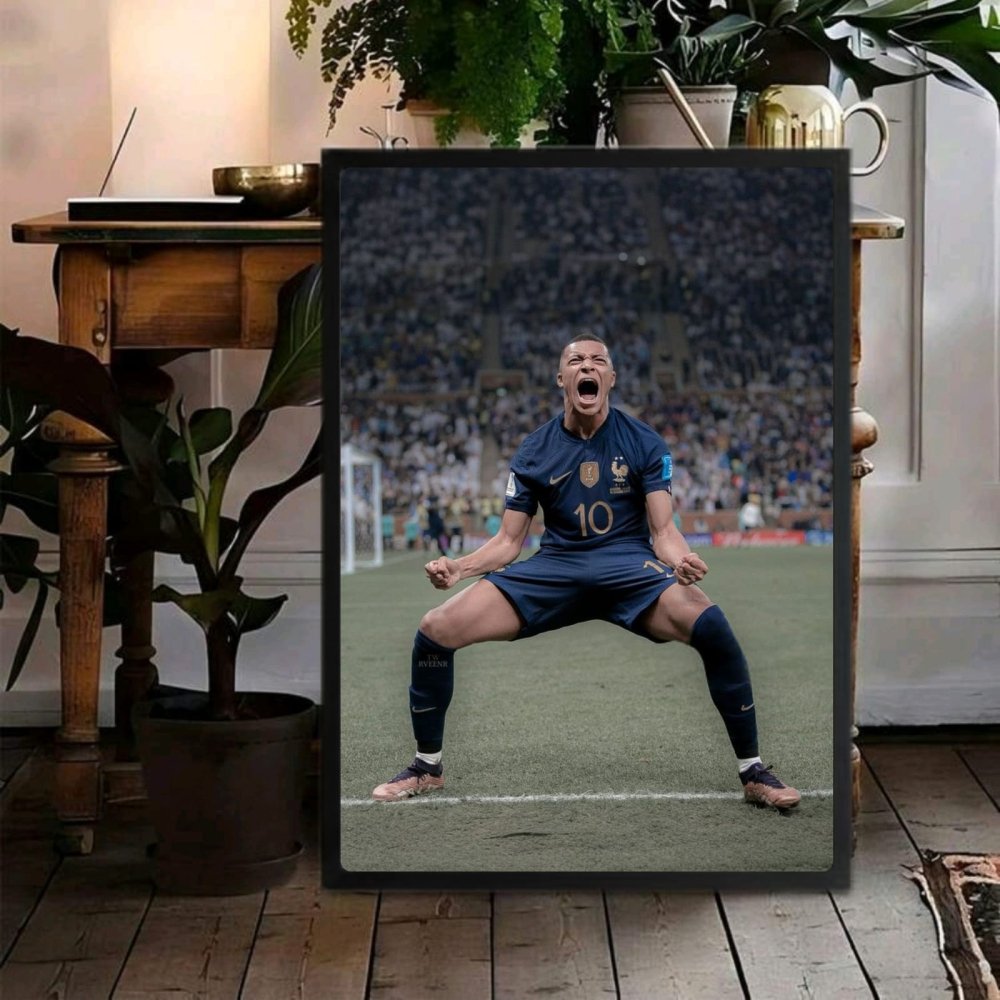 mbappe - Vibes Districtmbappe poster GoldVibes District