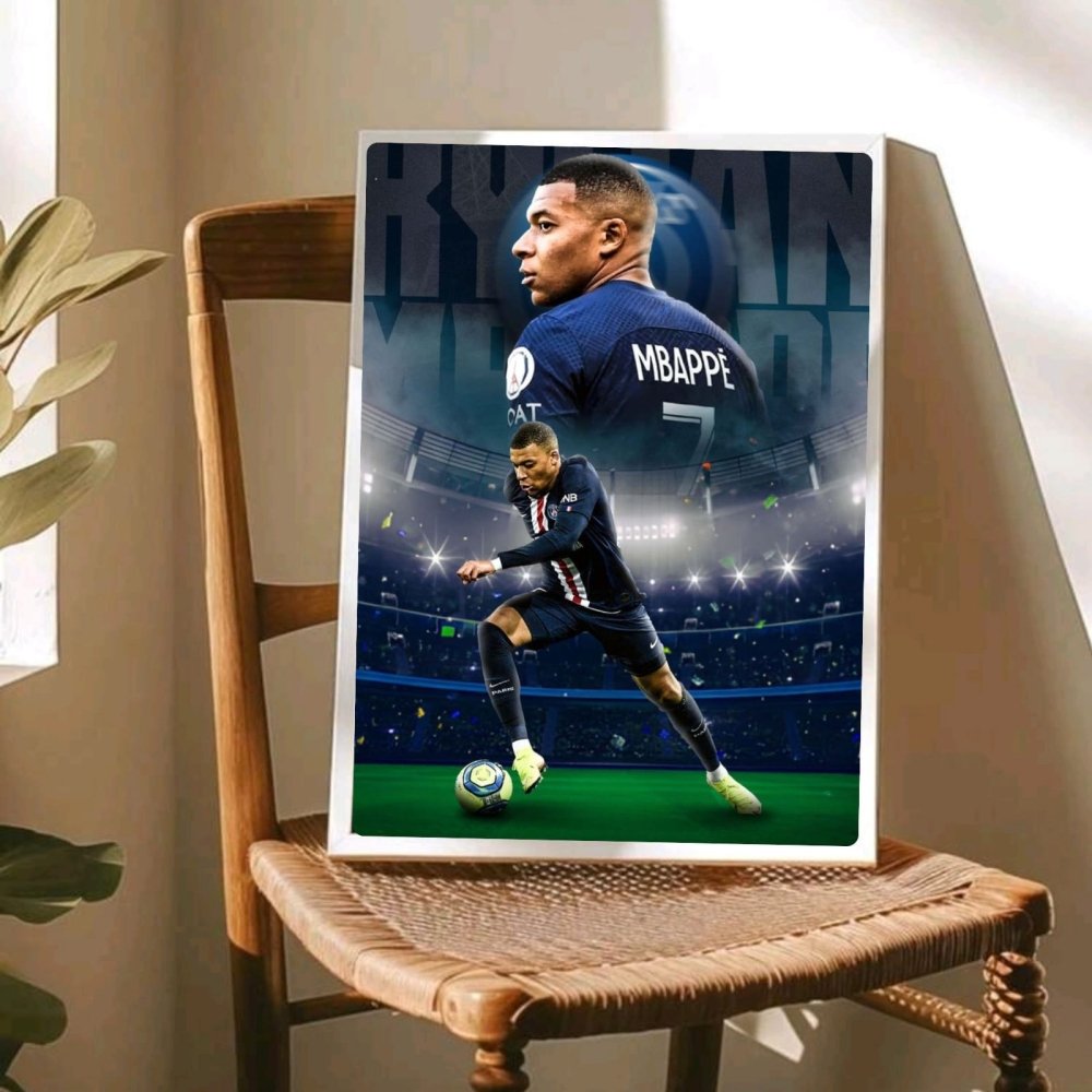 mbappe - Vibes Districtmbappe poster GoldVibes District