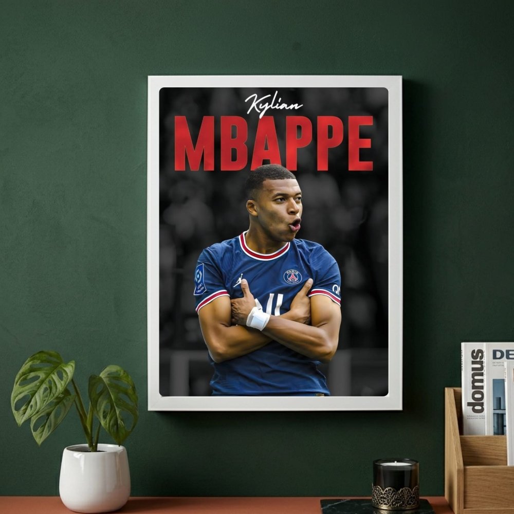 mbappe - Vibes Districtmbappe poster GoldVibes District