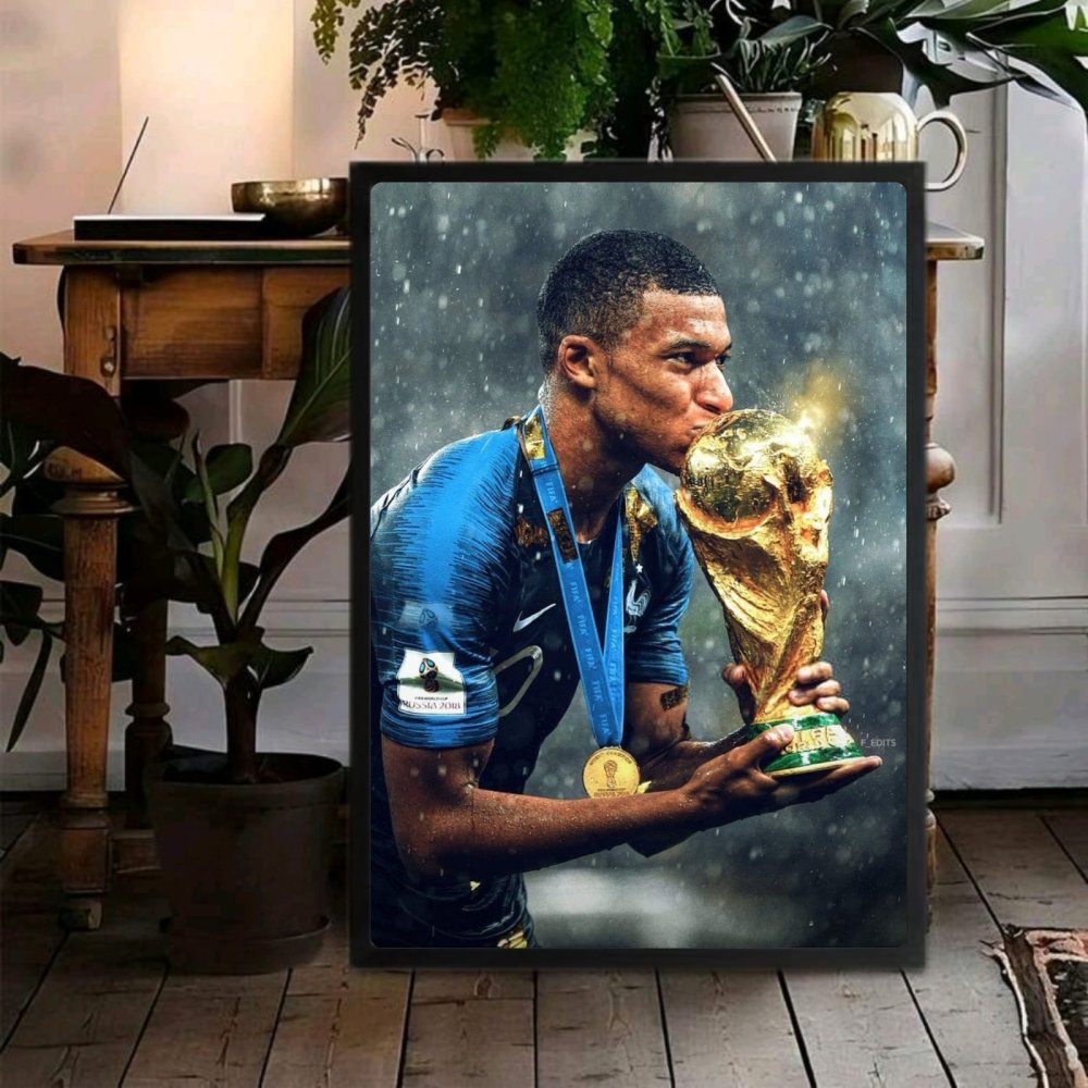 mbappe - Vibes Districtmbappe poster GoldVibes District