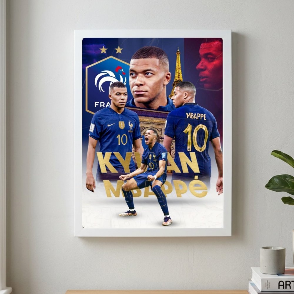 mbappe - Vibes Districtmbappe poster GoldVibes District