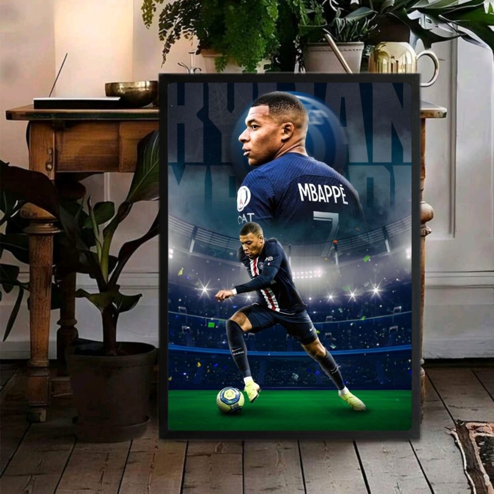 mbappe - Vibes Districtmbappe poster GoldVibes District
